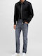 Delaware3-1 Men's Jeans Pants Elastic with Slim Fit Grey