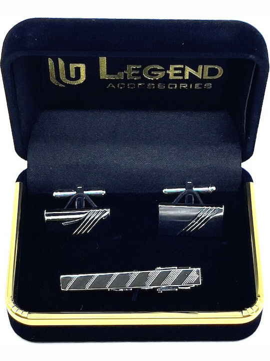 Legend Accessories Μανικετόκουμπα από Ασήμι