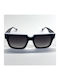 Kreuzbergkinder Unisex Sunglasses with Black Plastic Frame and Gray Gradient Lens SAVOY AFFAIR C1