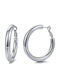 Art Earrings Hoops made of Steel