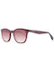 Ted Baker Feminini Ochelari de soare cu Burgundy Cadru și Burgundy Degrade Lentilă