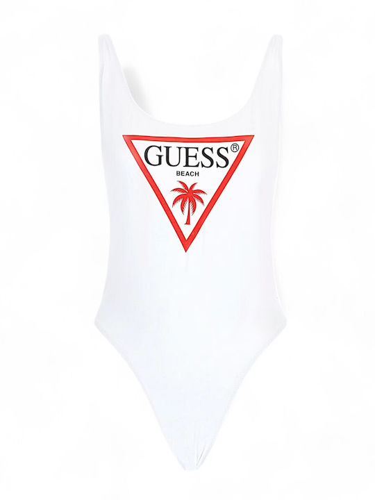 Guess Costum de baie întreg Alb