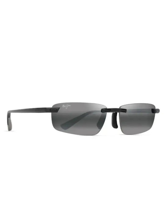 Maui Jim Sonnenbrillen mit Schwarz Rahmen und Schwarz Polarisiert Linse 630-02A