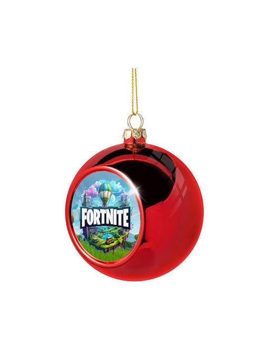 Fortnite Land Μπάλα Πλαστική Κόκκινη 8cm