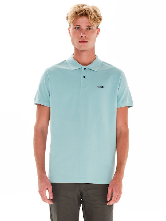 Emerson Polo Bluza Cu Mânecă Scurtă Albastru Ce...