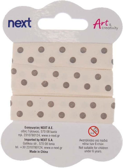Next material textil Panglică Cu buline cu lățime 15mm