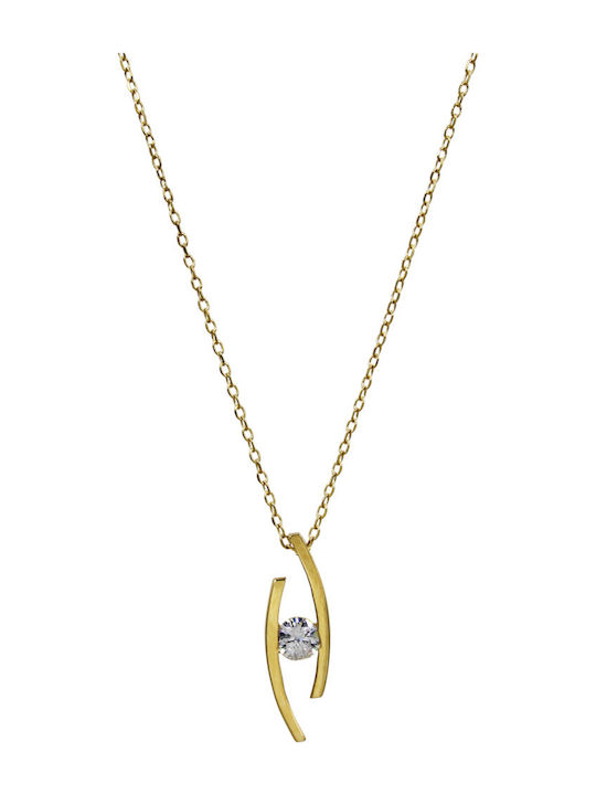 Roloi Kaliamanis Eye from Gold 14K with Zircon