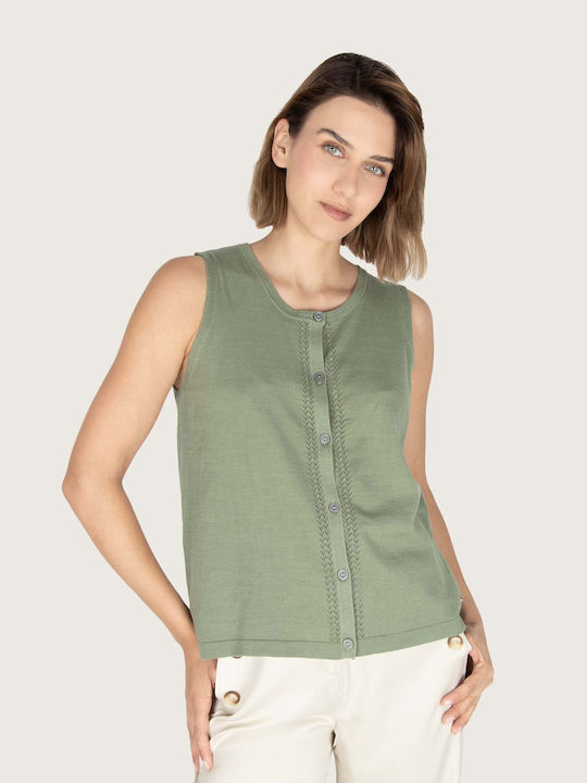 Indi & Cold Women's Blouse Green