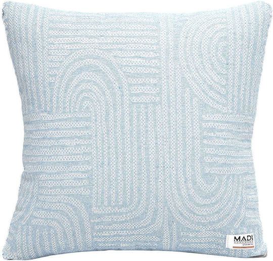 Madi Sofa Cushion Ethereal Cyan 45x45cm