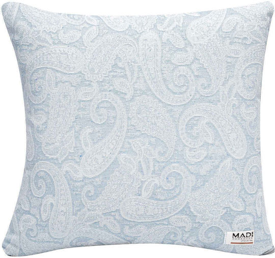 Madi Sofa Cushion Rococo Cyan 45x45cm