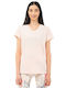 Be:Nation Women's T-shirt with V Neckline L.pink