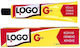 Logo Liquid Glue for Paper Transparent