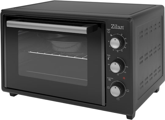 Zilan Ηλεκτρικό Φουρνάκι 35lt Χωρίς Εστίες Μαύρο