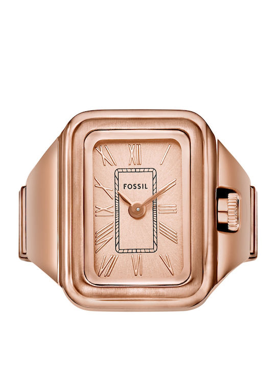 Women's Watch with Pink Gold Metal Bracelet