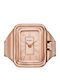 Women's Watch with Pink Gold Metal Bracelet