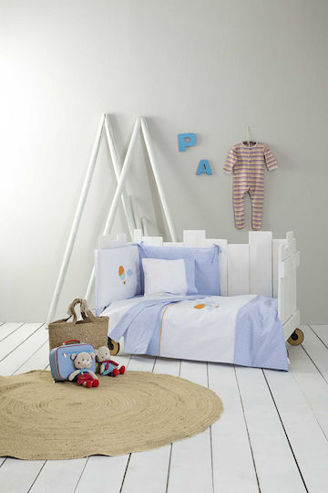 Nima Air Balloon Blue 100x140cm Duvet Cover