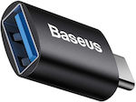 Baseus Ingenuity Konverter USB-C männlich zu USB-A weiblich Schwarz 1Stück