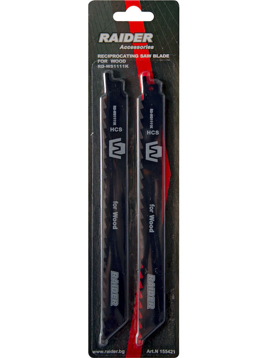 Raider 155421 Lamele pentru lemn 75mm 2buc