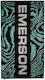 Emerson Black Cotton Beach Towel 160x86cm