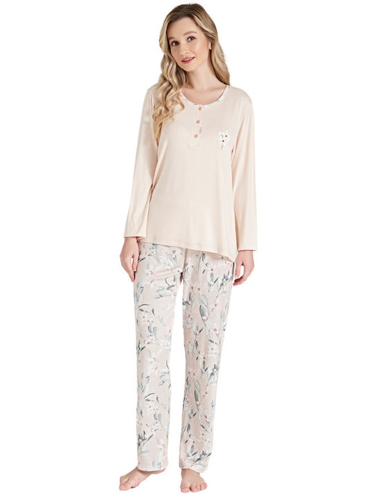 Women's Pajama Pijadore Mae Viscose Somon