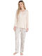 Women's Pajama Pijadore Mae Viscose Somon