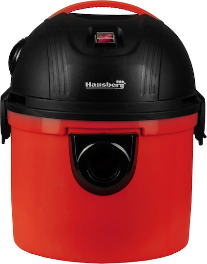 Hausberg Staubsauger Flüssigkeiten / Feststoffe 1200W mit Kunststoff Behälter 15Es