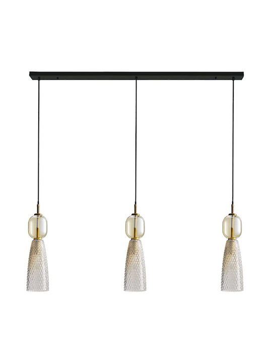 Zambelis Lights Pendant Light Rail Yellow