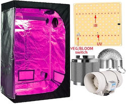 Tent Grow Light with LED 2000W L50xD50cm