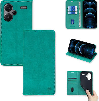 Sonique Vintage Magnet Wallet Synthetic Turquoise (Redmi Note 13 Pro+)
