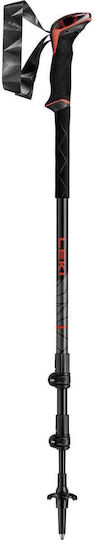 Leki Telescopic Aluminum Trekking Pole Black 274gr