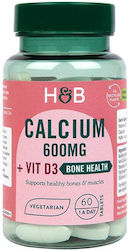 Holland & Barrett Calcium 600mg 60 ταμπλέτες Holland & Barrett Calcium 600mg 60 ταμπλέτες