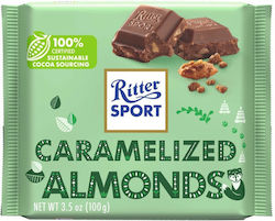 Ritter Sport Σοκολάτα Καραμελωμένα Aμύγδαλα 100g