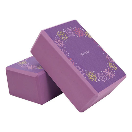 RDX Yogablock in Lila Farbe
