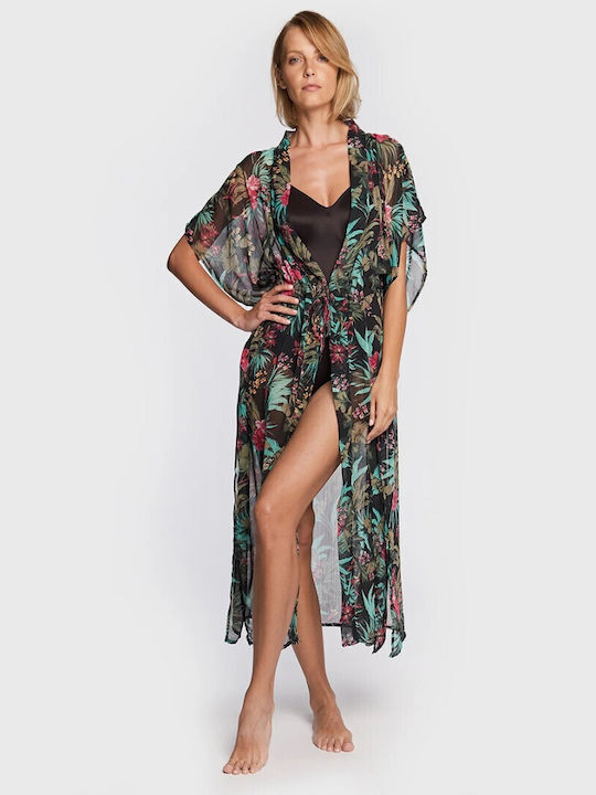 Only Long Women's Kimono Multicolour