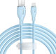 Baseus Pudding USB-A la Cablu Lightning Albastr...
