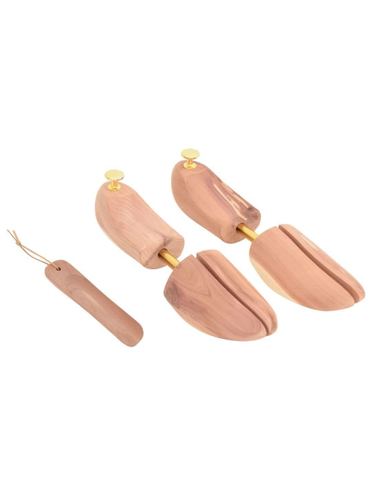 Vidaxl Shoe Tree Size Eu 44-45 Solid Cedar Wood