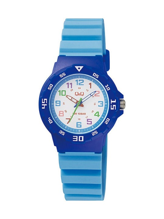 Q&Q Kids Analog Watch with Rubber/Plastic Strap...
