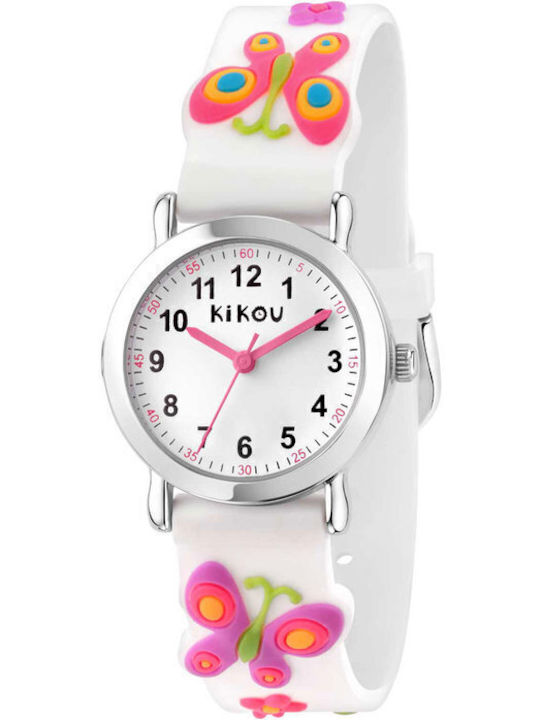 Kikou Kids Analog Watch with Rubber/Plastic Strap Multicolour