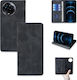 Sonique Brieftasche Synthetisches Leder / Kunststoff / Silikon Schwarz (Realme 11)