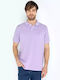 The Bostonians Men's Short Sleeve Blouse Polo Lila