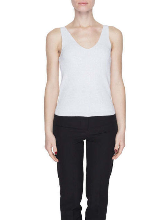 Vero Moda Women's Summer Blouse Cotton Sleeveless White