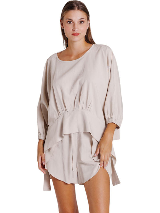 Collectiva Noir Μπλούζα Beige