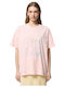 Outhorn pentru Femei Bluză din Bumbac Mâneci scurte Roz