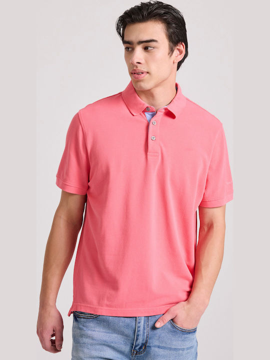 Funky Buddha Polo Short Sleeve Blouse Fuchsia F...