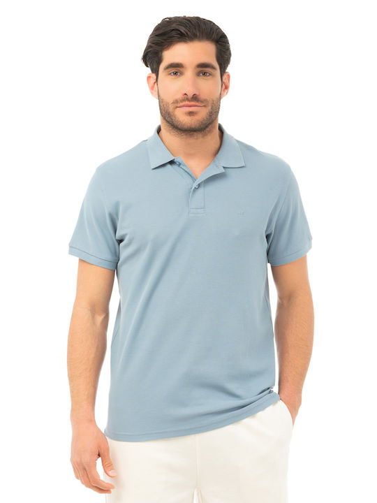 Be:Nation Herren Kurzarmshirt Polo Blau