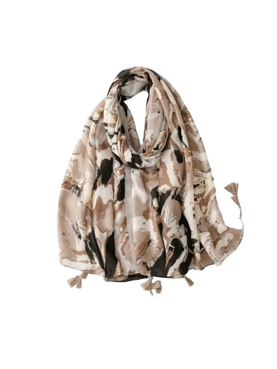 MI-TU Exclusive Women's Scarf Beige