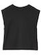 Energiers Kids Blouse Sleeveless Black Βαμβακερή