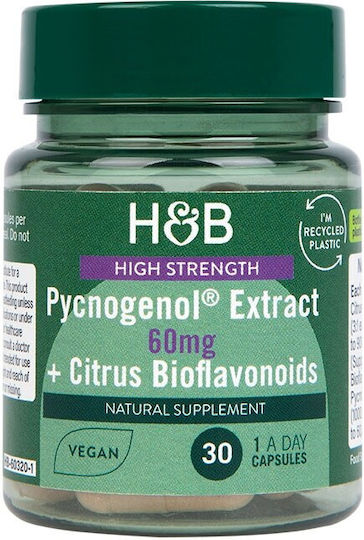 Holland & Barrett Pycnogenol Extract 60mg 30 Mützen