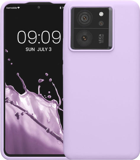 KWmobile Soft Flexible Rubber Cover Umschlag Rückseite Silikon Flieder (Xiaomi 13T / 13T ProXiaomi 13T / 13T Pro)