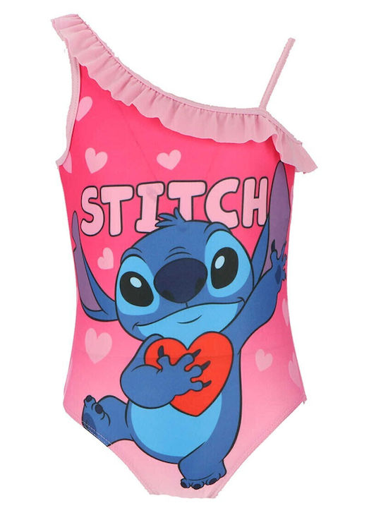 Disney Lilo & Stitch Kinder Badeanzug Einteilig Light Pink